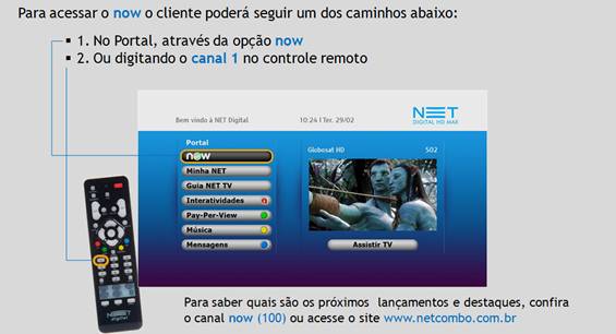 Net lança Now, serviço de vídeo on-demand (ou a TV a cabo subiu na nuvem)  - INTERFACES